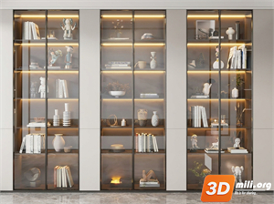Decorative cabinet Skp Files